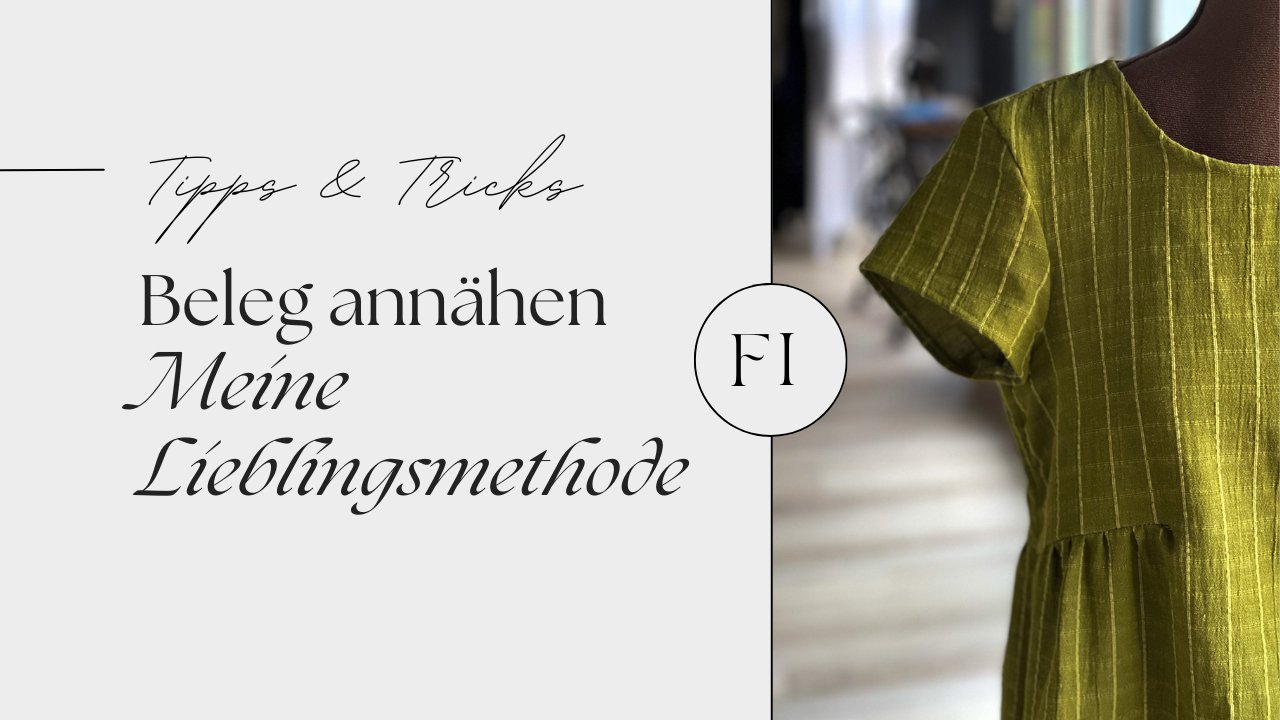 Beleg nähen / Ausschnitt versäubern - FinasIdeen