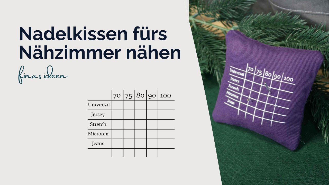 Nadelkissen nähen - FinasIdeen