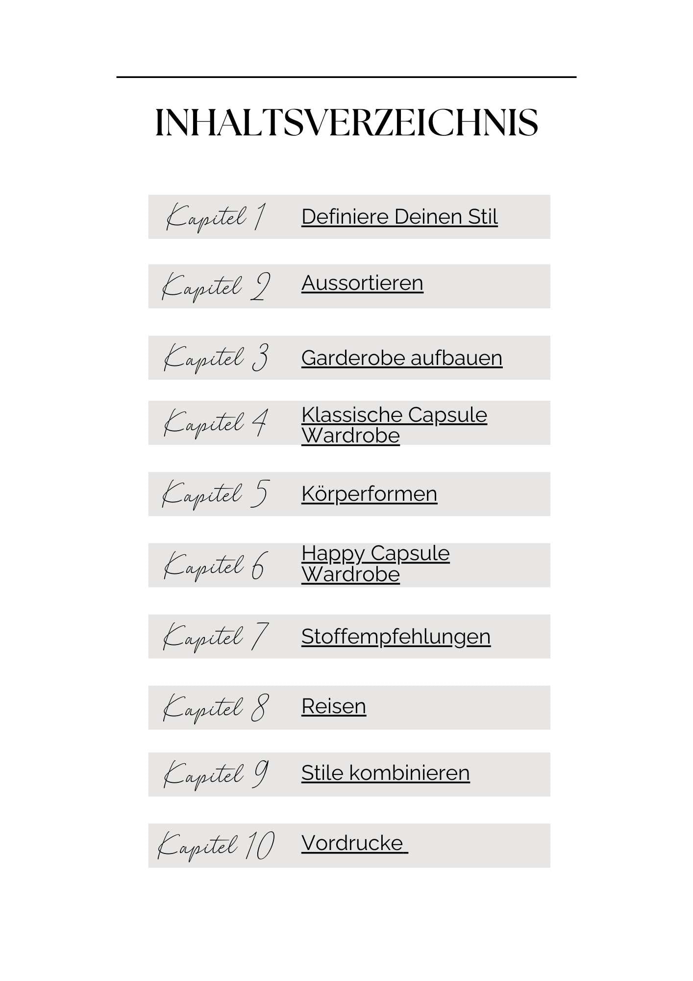 Deine Happy Capsule Wardrobe