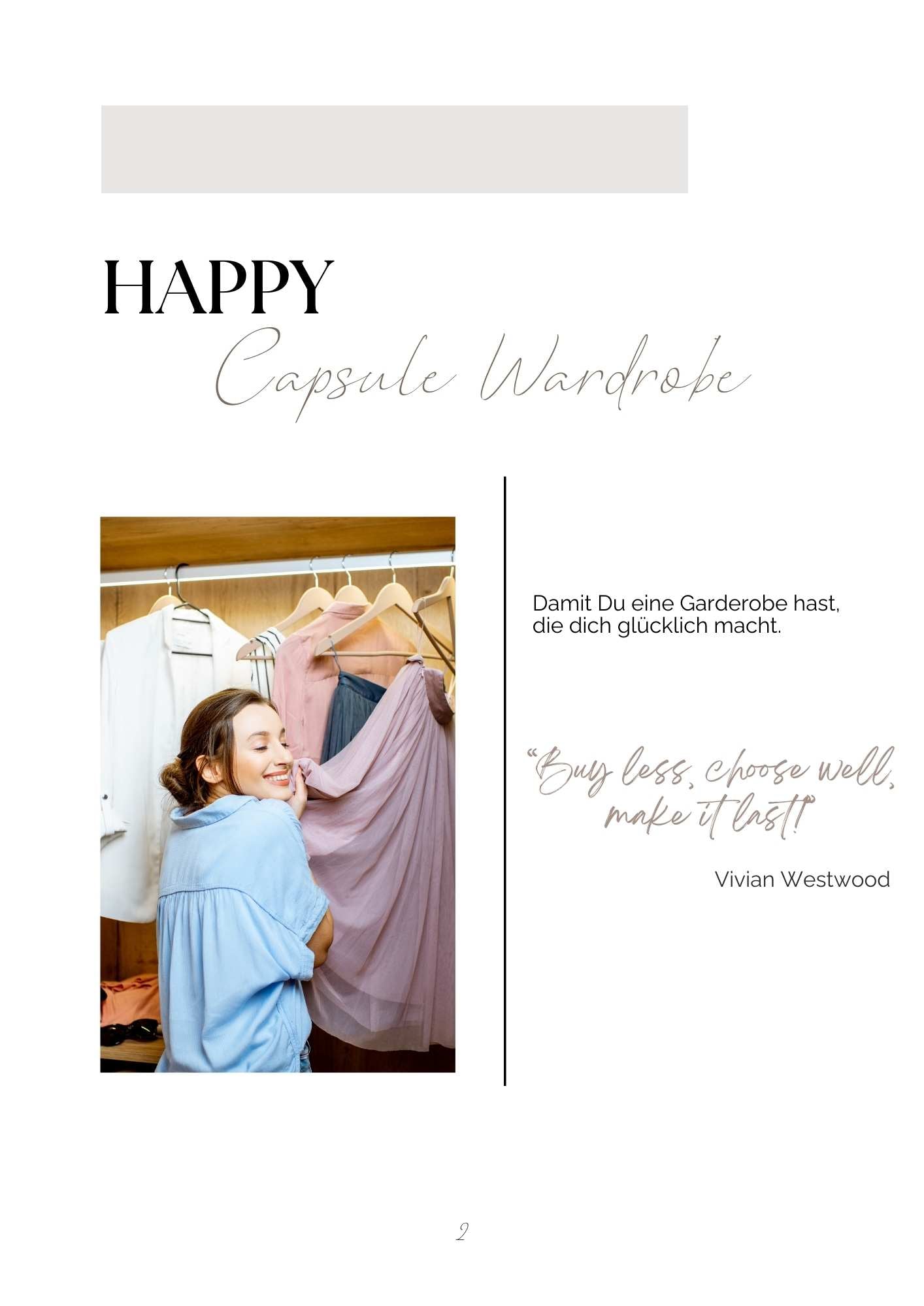 Deine Happy Capsule Wardrobe