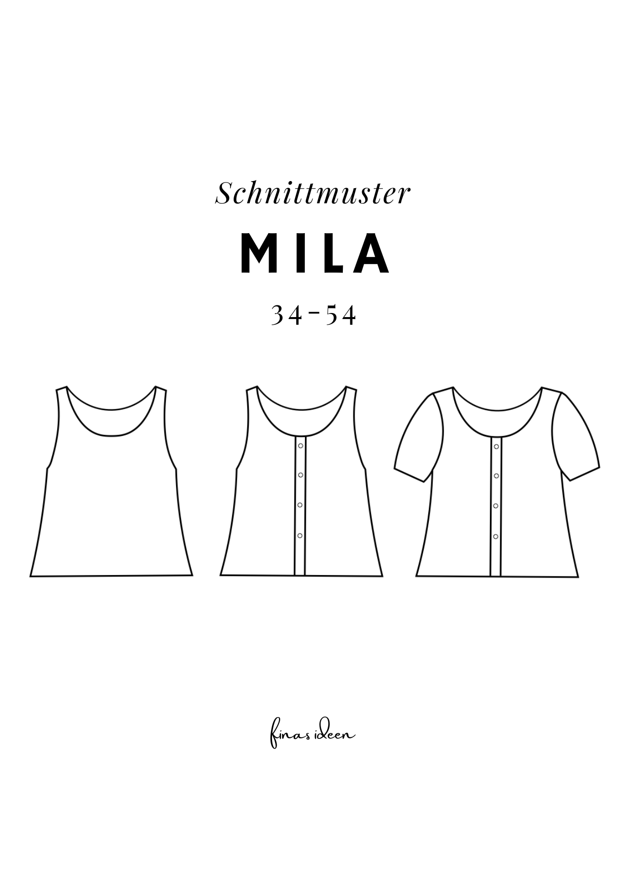 Schnittmuster-Sommertop-Mila-Finas Ideen