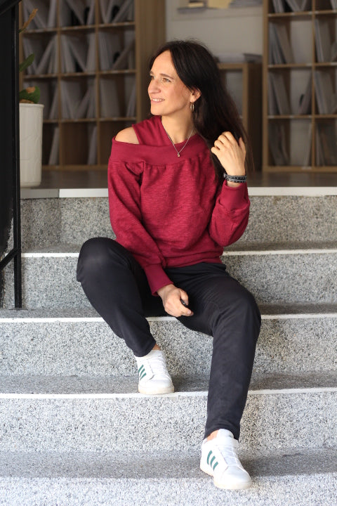 Schnittmuster Pullover Donna