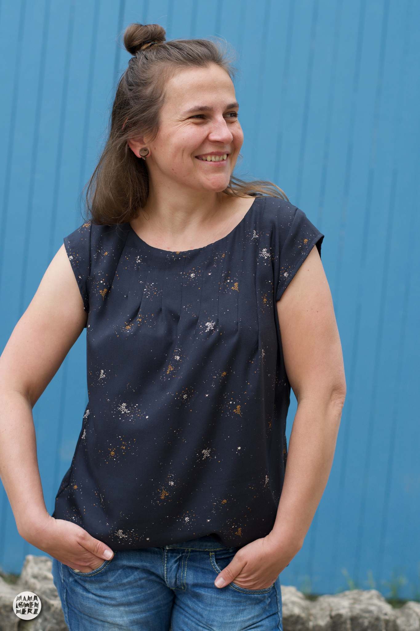 Emma- Blusenshirt mit tollem Blickfang (Papierschnittmuster) - FinasIdeen
