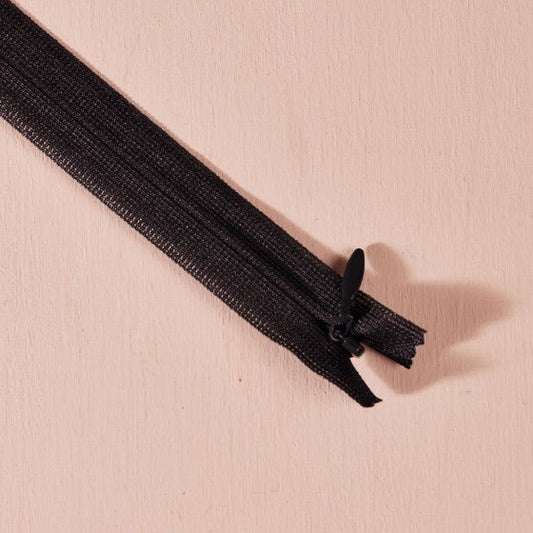 Reißverschluss schwarz 20cm - nahtverdeckt - FinasIdeen