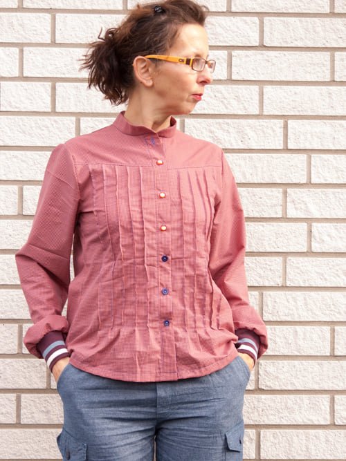 Anna- Bluse mit Biesen - FinasIdeen