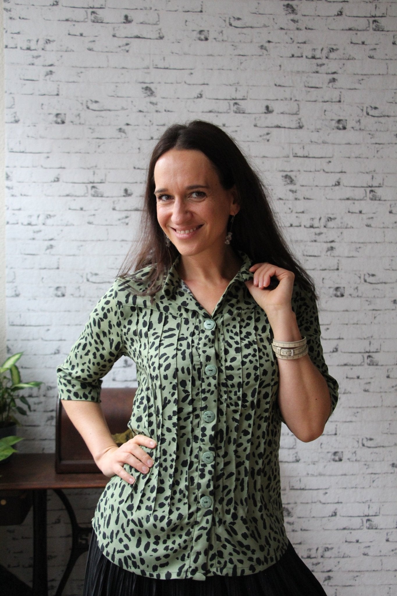 Anna- Bluse mit Biesen - FinasIdeen