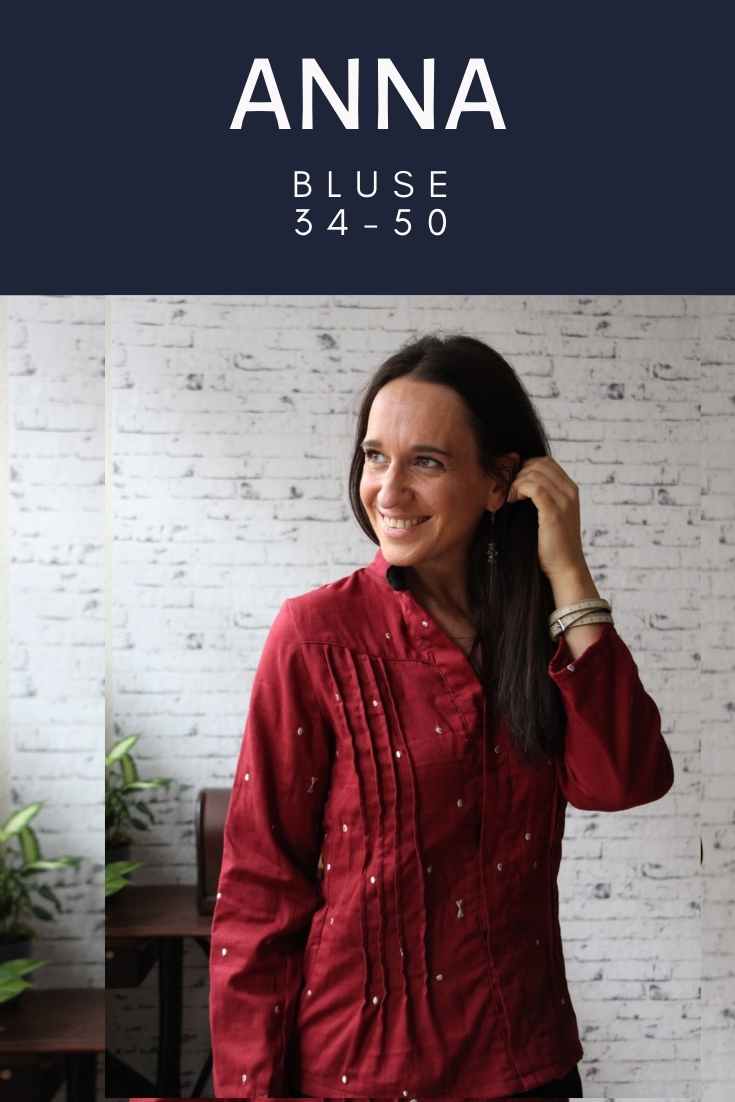 Anna- Bluse mit Biesen - FinasIdeen