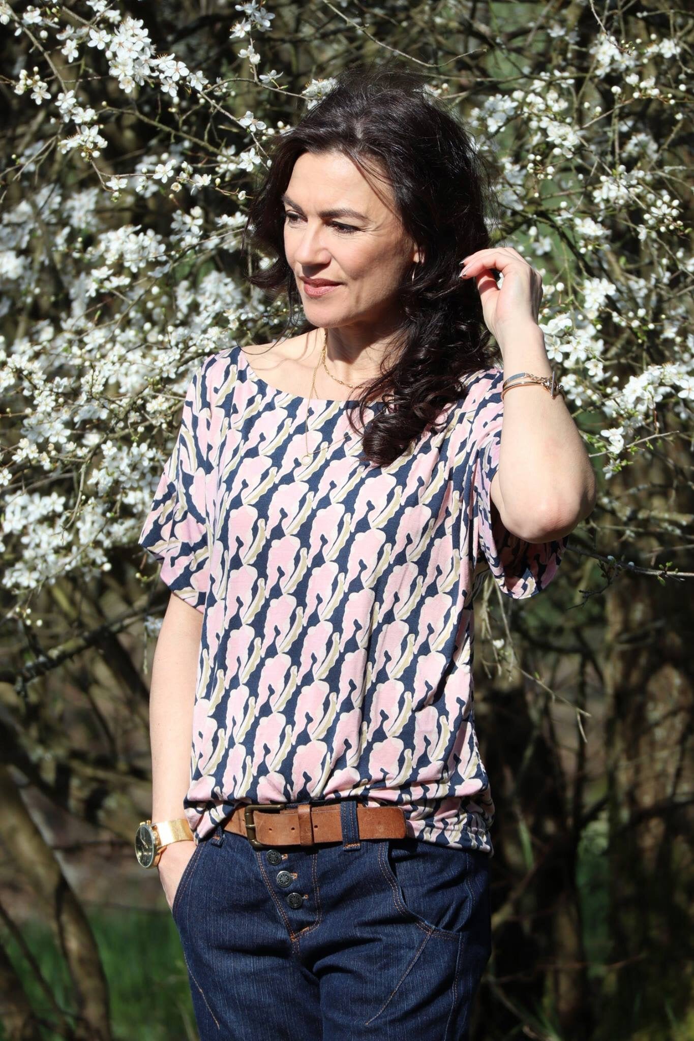 Clara- Shirt oder Kleid mit raffinierter Schulterpartie - FinasIdeen