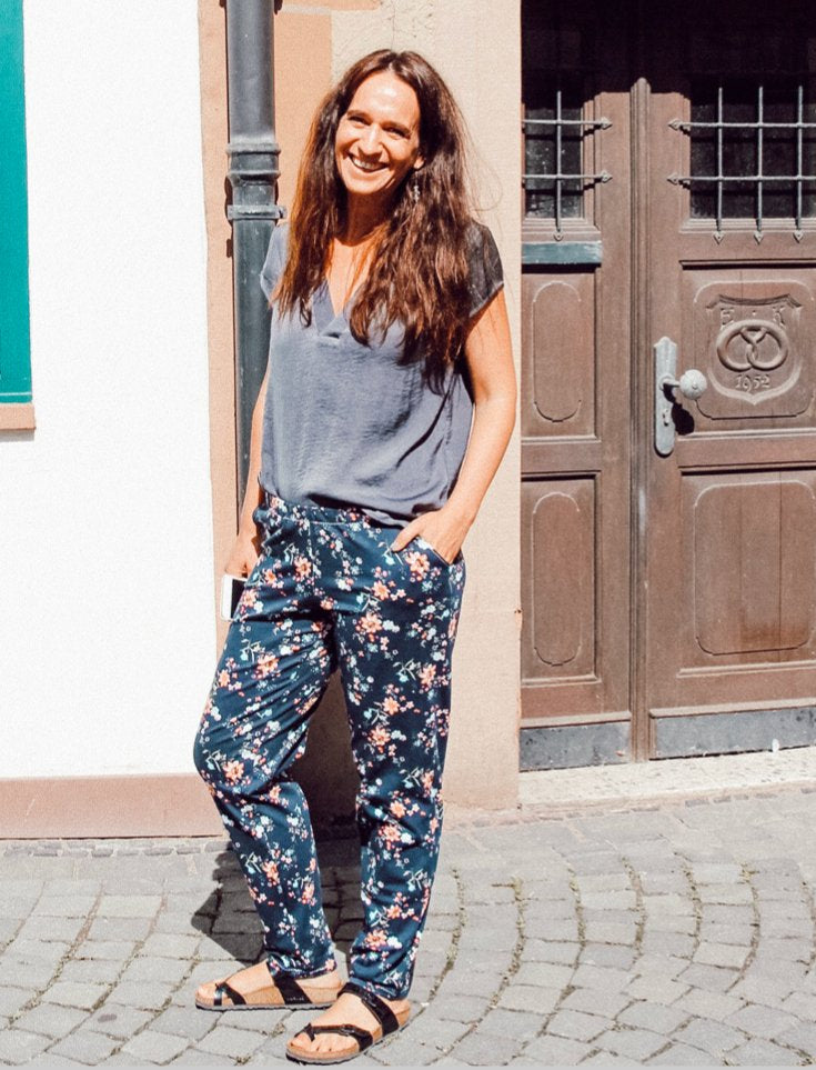 Cosma- bequeme Hose (Papierschnittmuster) - FinasIdeen-Schnittmuster