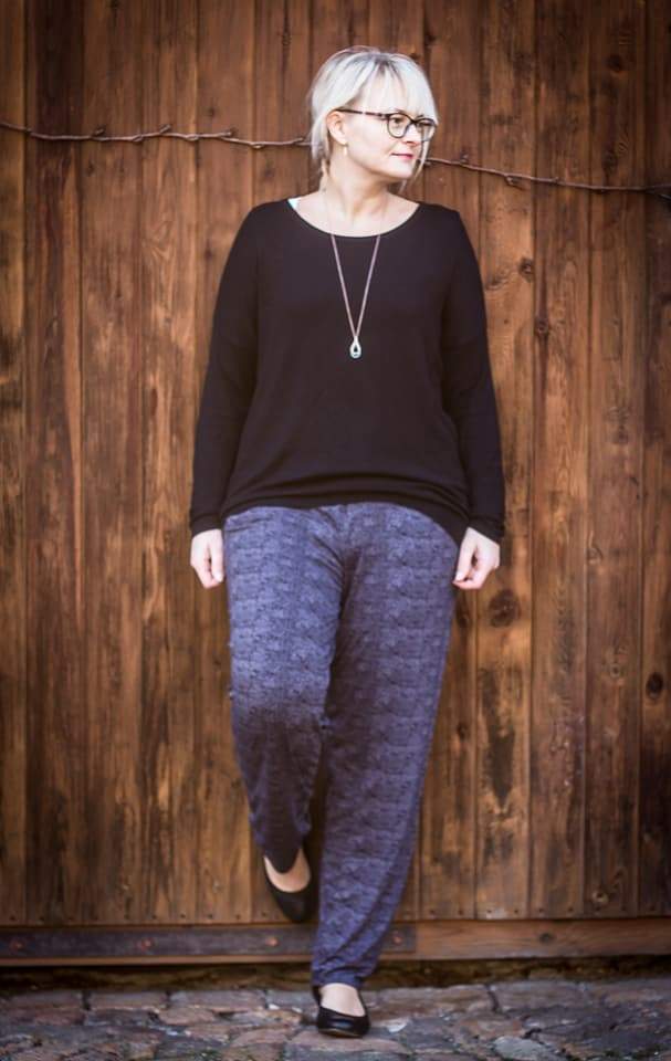 Cosma- bequeme Hose (Papierschnittmuster) - FinasIdeen-Schnittmuster