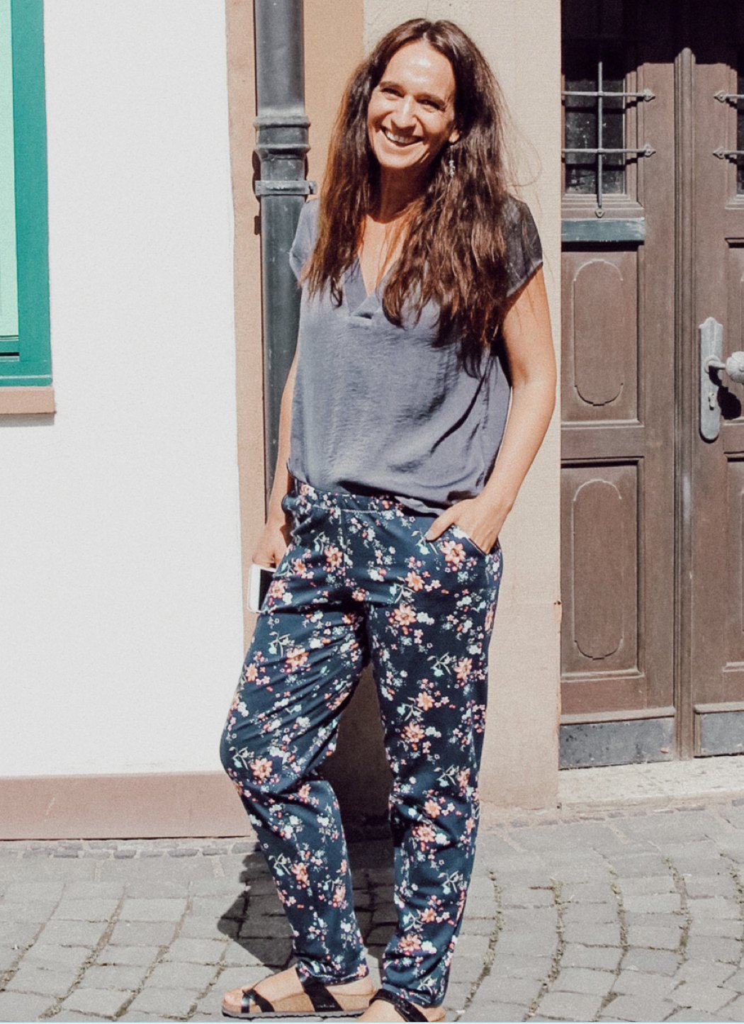 Cosma- bequeme Hose (Papierschnittmuster) - FinasIdeen-Schnittmuster