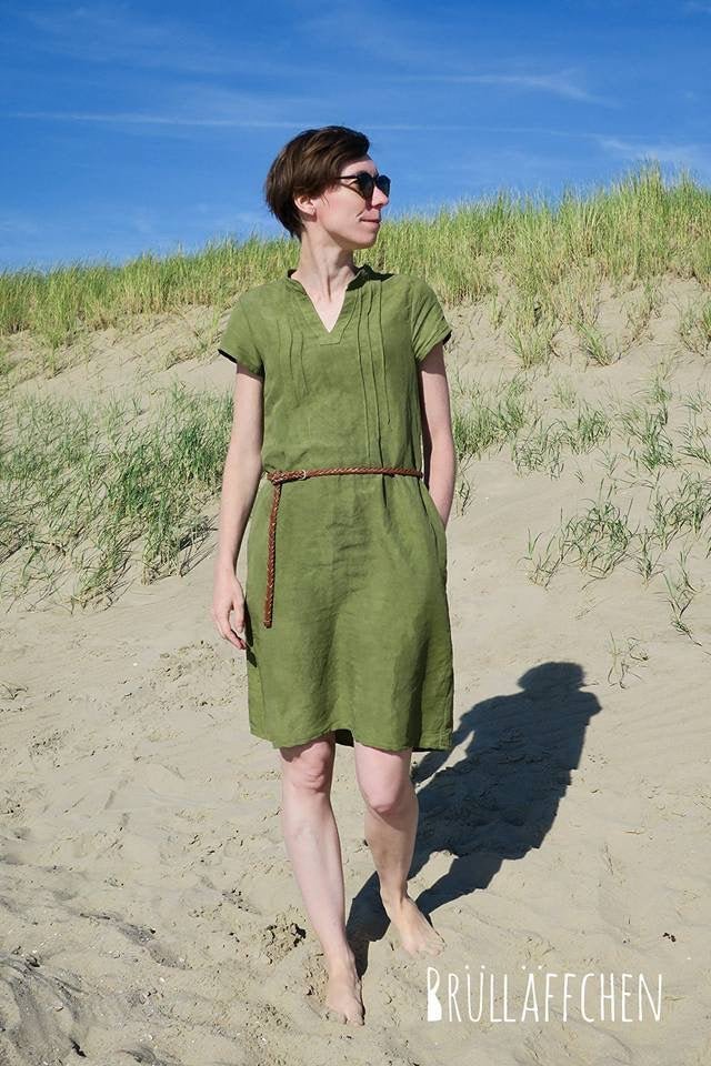 Finas-Kleid-legeres Kleid-Biesen-FinasIdeen-Schnittmuster