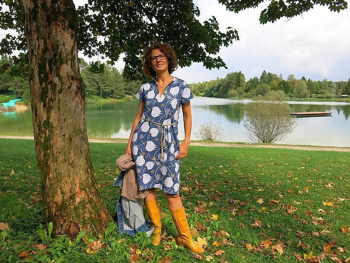 Finas-Kleid-legeres Kleid-Biesen-FinasIdeen-Schnittmuster