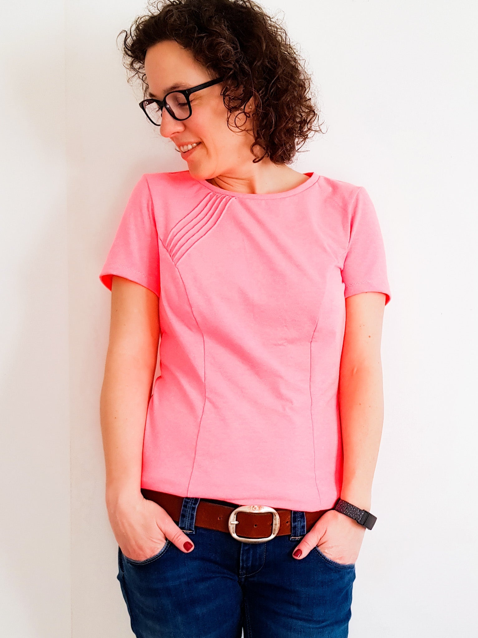 Lea - Shirt mit Biesen - FinasIdeen