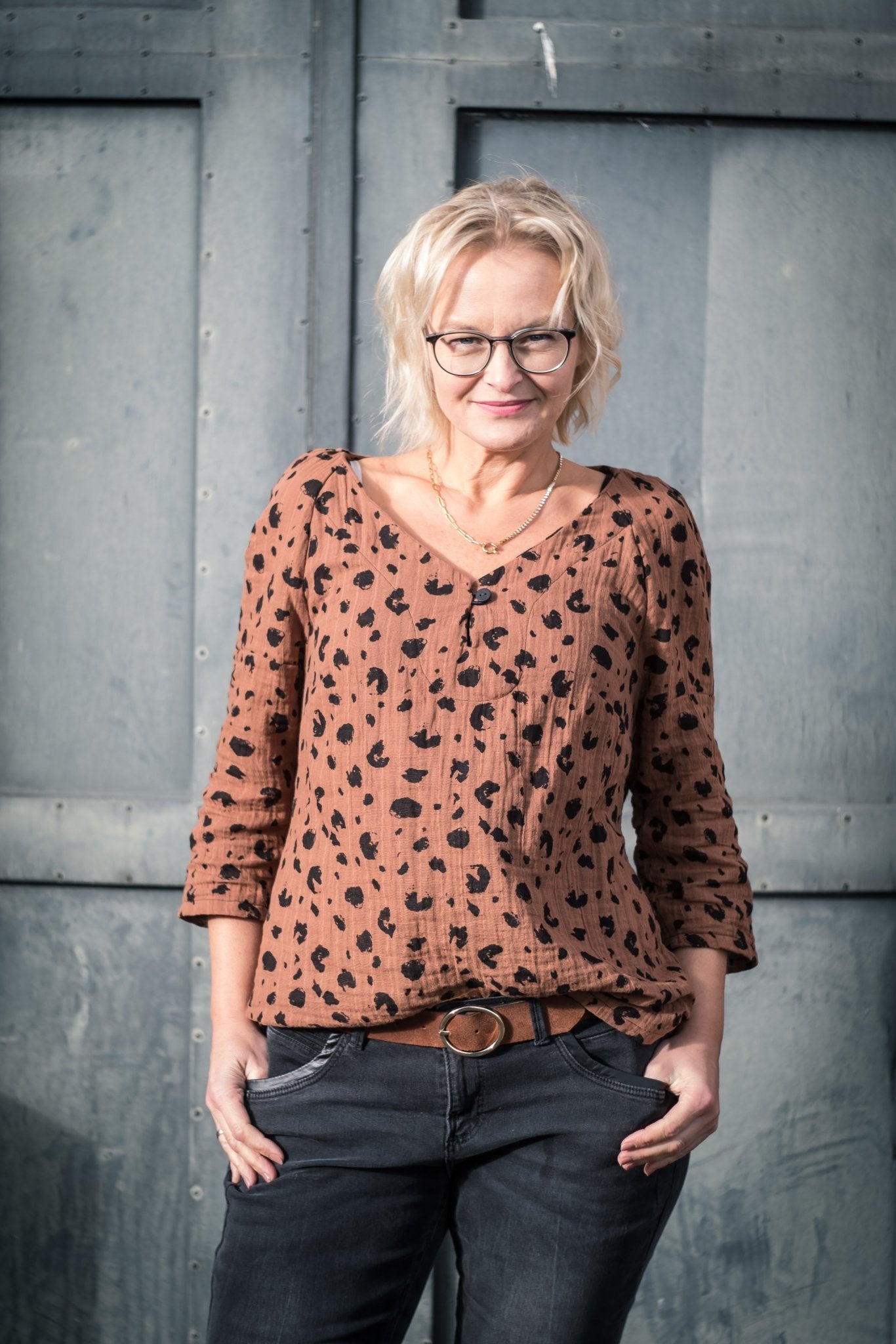 Lia - legere Raglan Bluse oder Kleid (Papierschnittmuster) - FinasIdeen