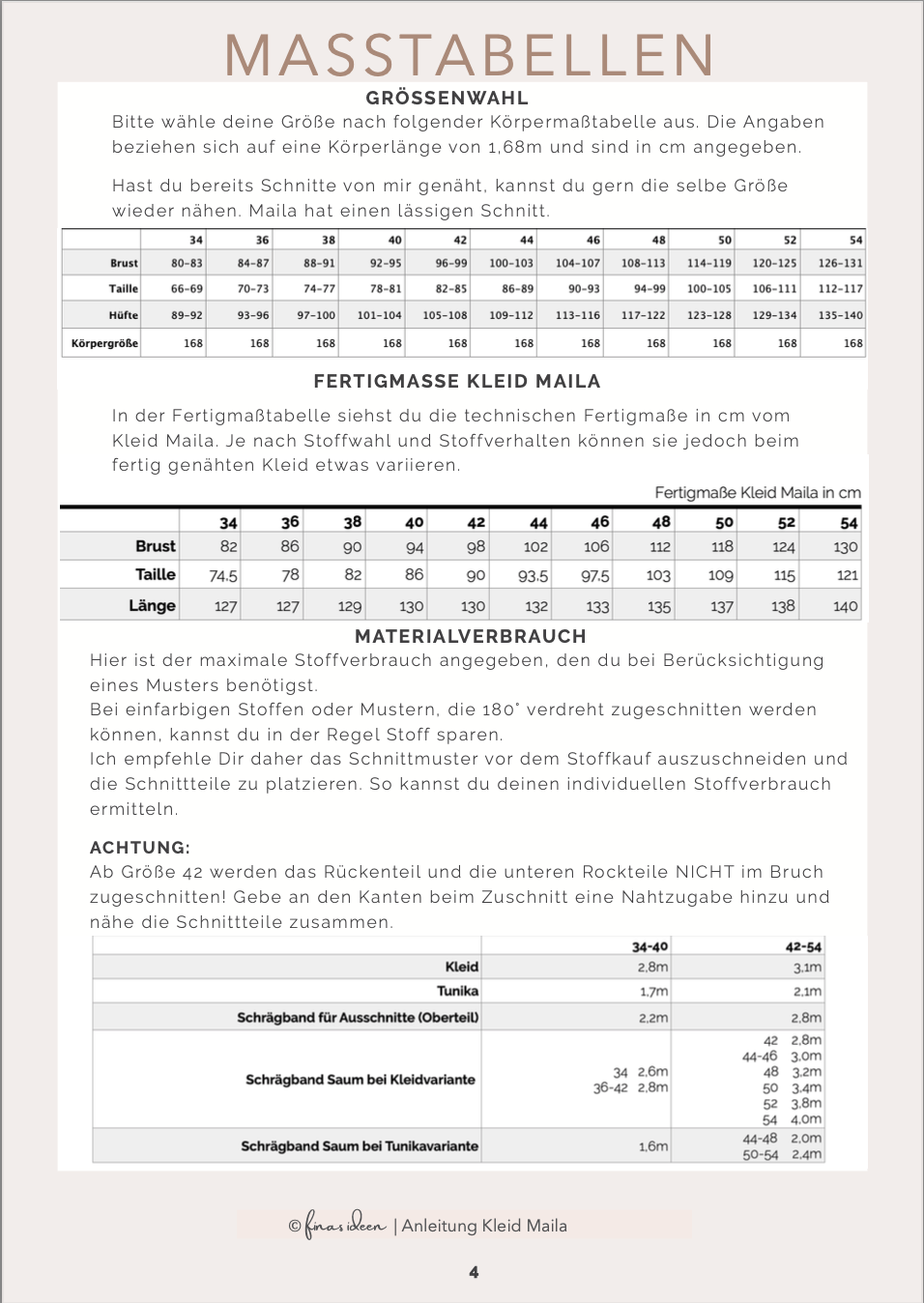 Maila - Sommerkleid - FinasIdeen