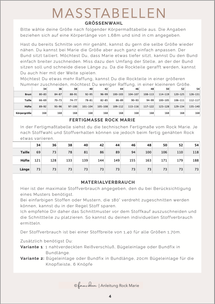 Schnittmuster-Rock-Marie-Finas-Ideen