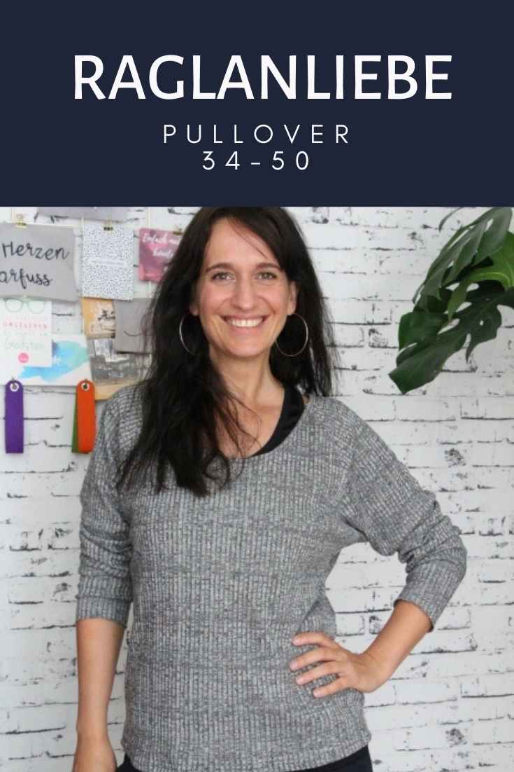 Raglanliebe- lässiger Raglanpullover (Papierschnittmuster) - FinasIdeen