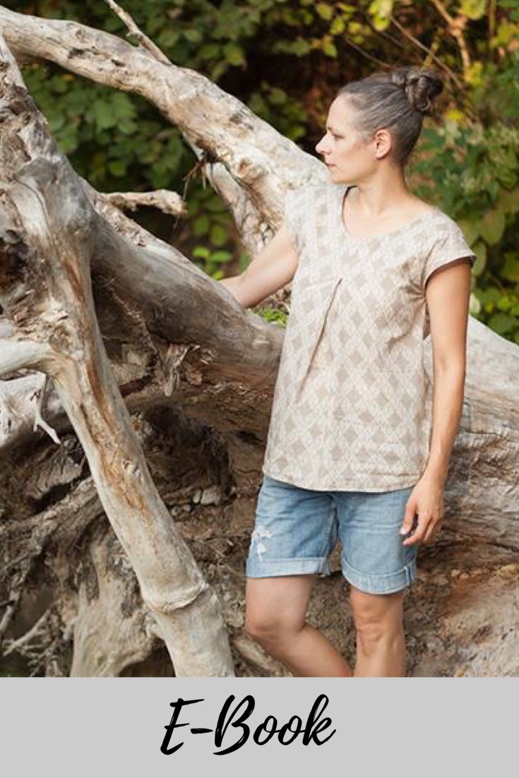 Sunny Me- Shirt mit Kellerfalte - FinasIdeen