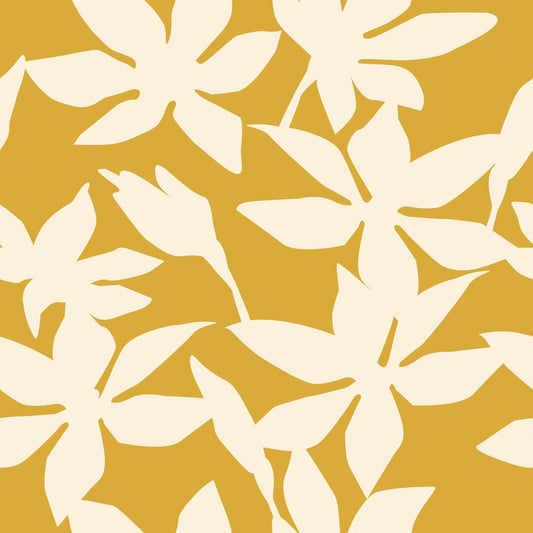 Blumen abstrakt gelb - FinasIdeen