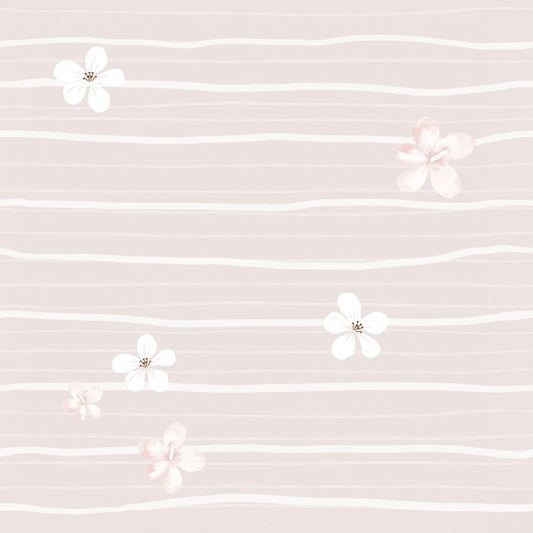 Kritzel Linien mit Blüten - FinasIdeen