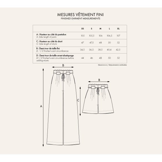 Le Pantalon Short (Atelier Brunette) - FinasIdeen