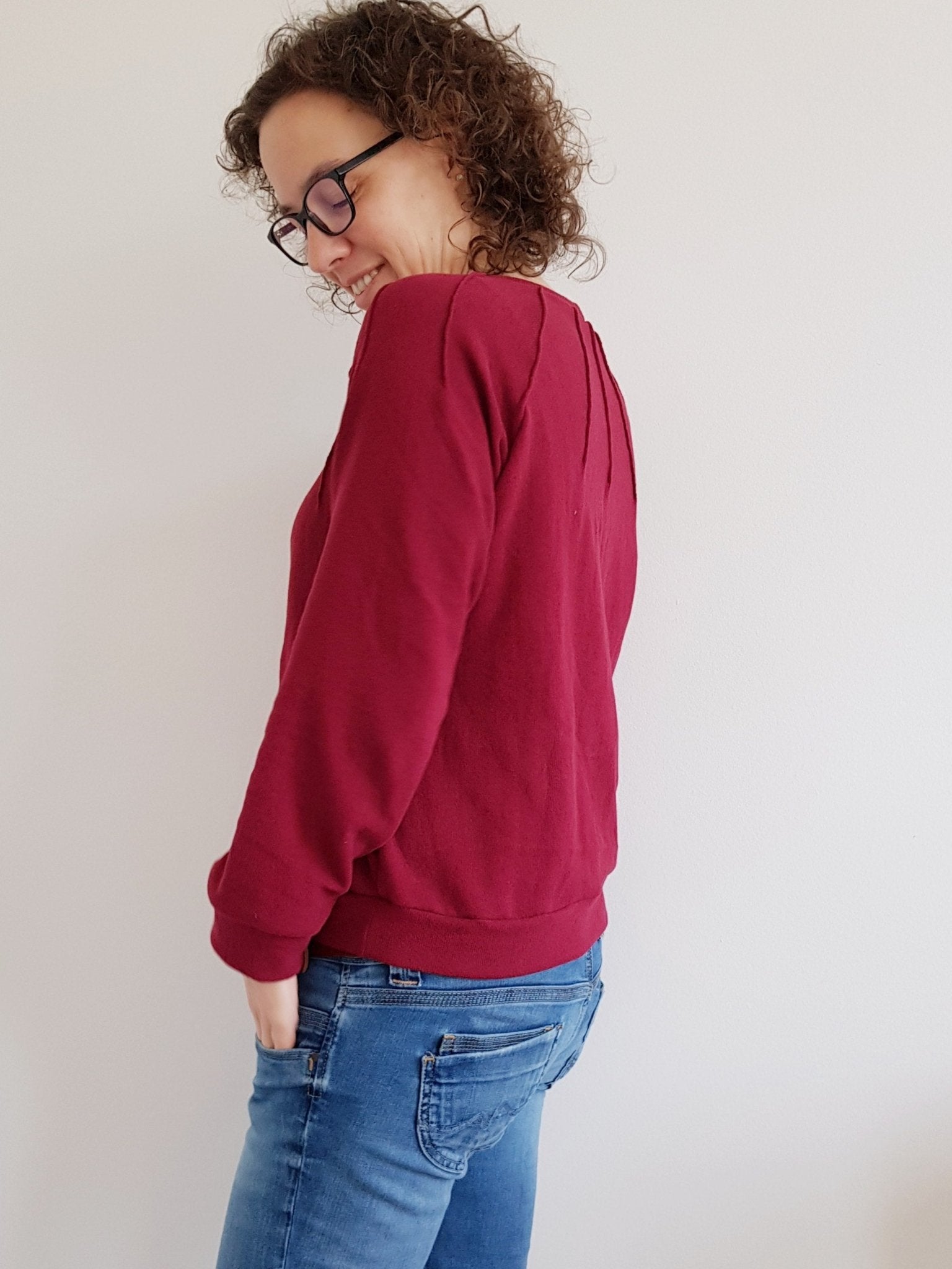 Luna - Pullover mit Biesen (Papierschnittmuster) - FinasIdeen