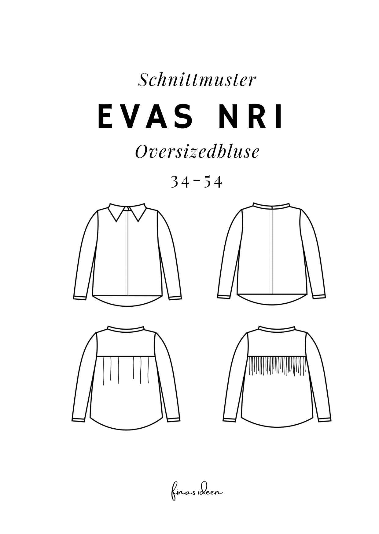 Evas Nr.1 - Oversizedbluse