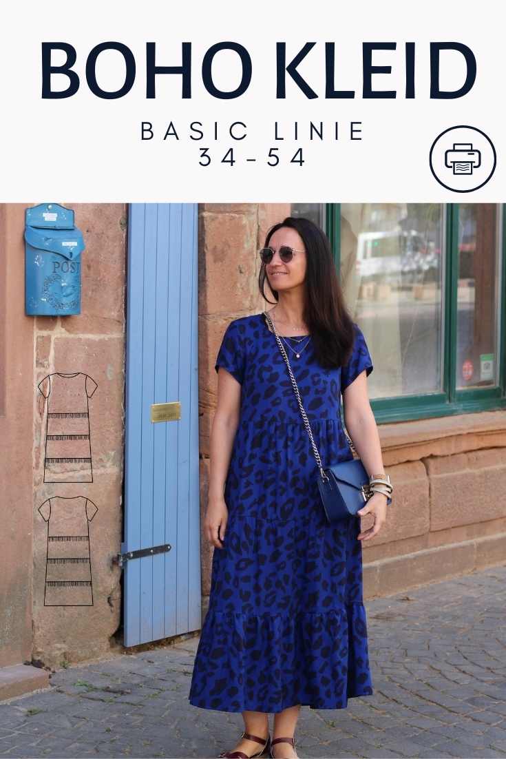 Basic Boho Kleid - Sommerkleid - FinasIdeen