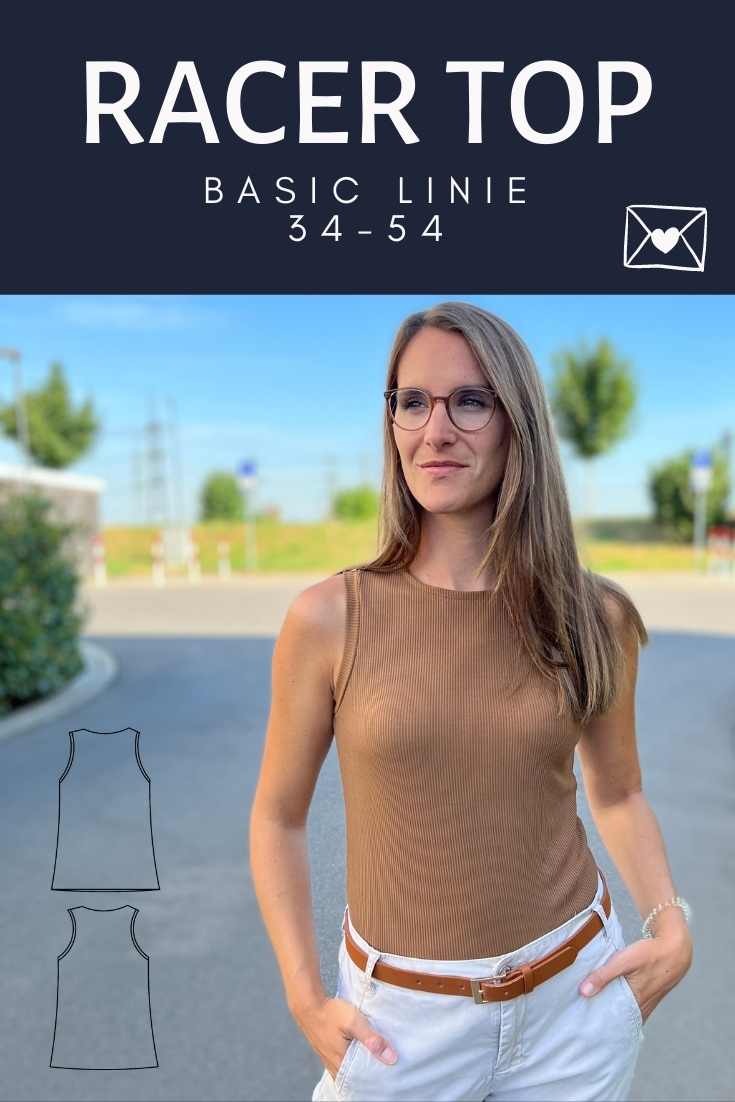 Basic Racer Top (Papierschnittmuster) - FinasIdeen