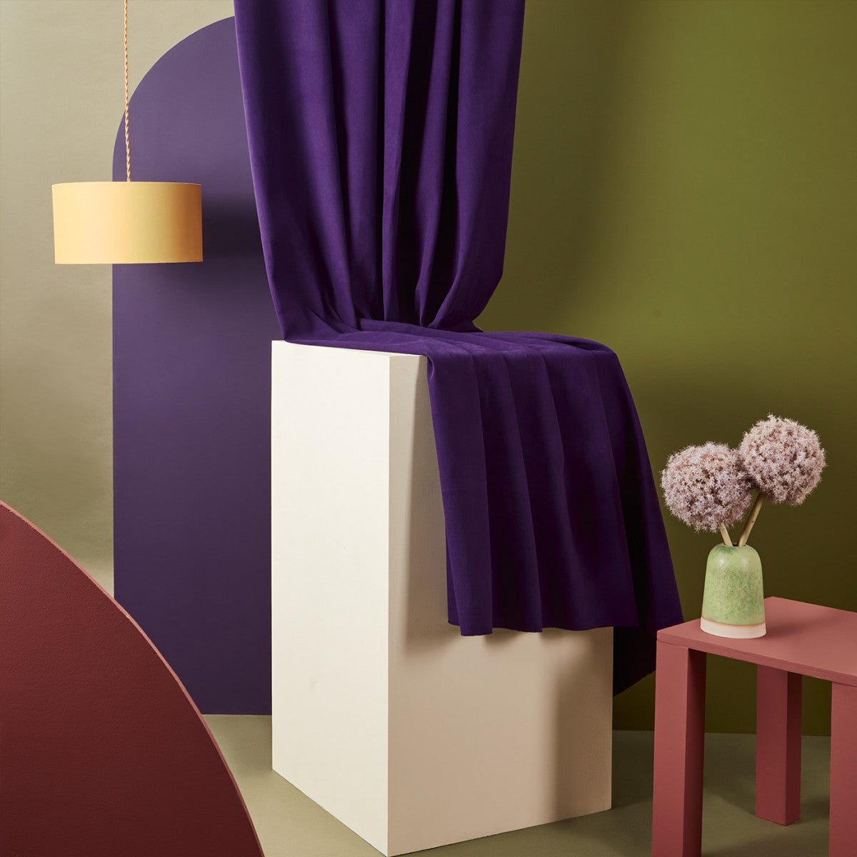 Baumwoll Gabardine majestic purple - FinasIdeen