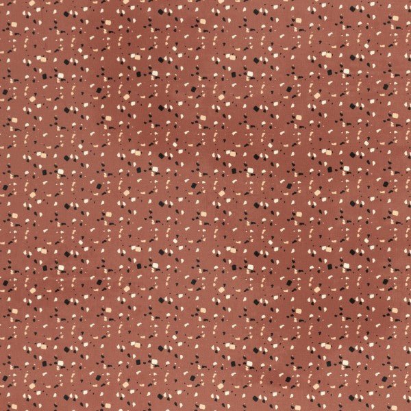 Baumwolle Terrazzo terracotta - FinasIdeen