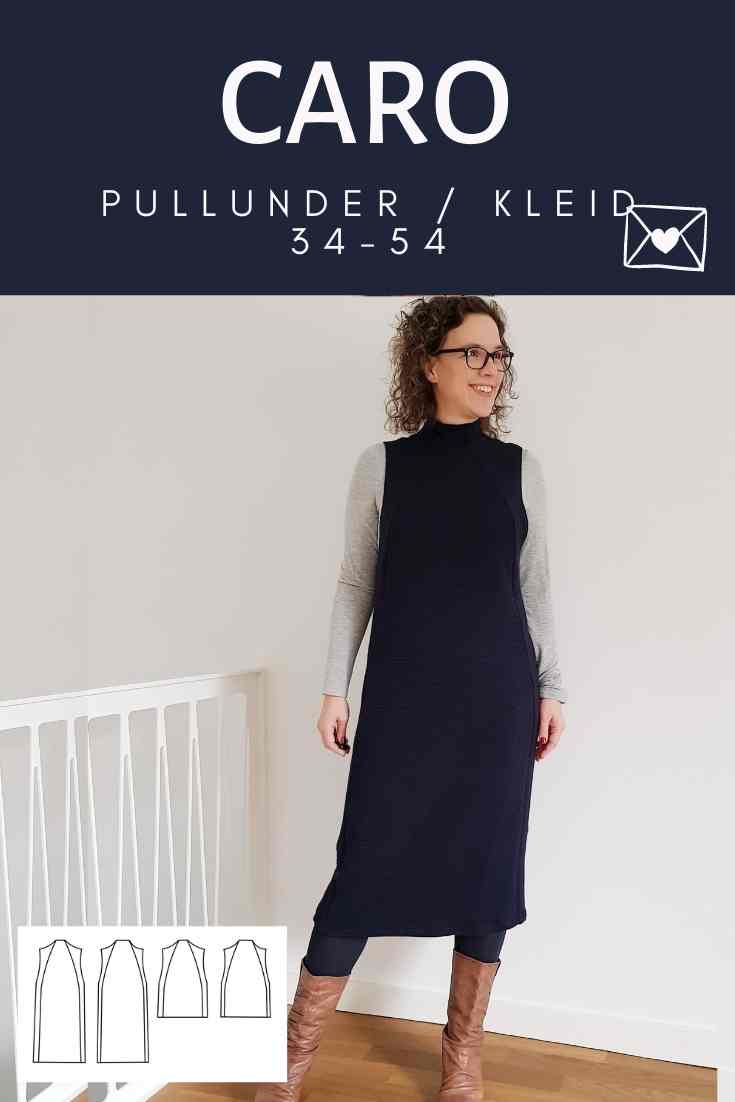 Caro - Pullunder Kleid (Papierschnittmuster) - FinasIdeen
