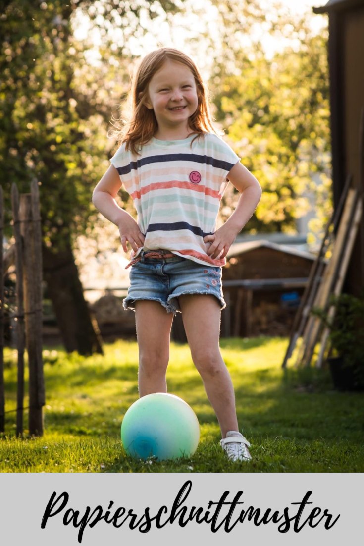 Clara Kids - lässiges Kleid mit Falte (Papierschnittmuster) - FinasIdeen-Schnittmuster