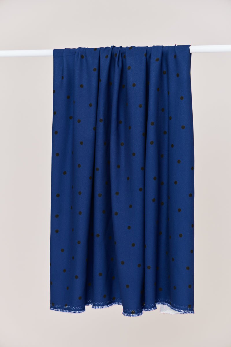 Jolly Dot Leia Crepe cobalt blau - FinasIdeen