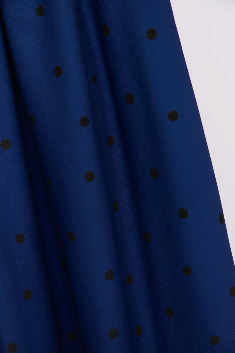 Jolly Dot Leia Crepe cobalt blau - FinasIdeen