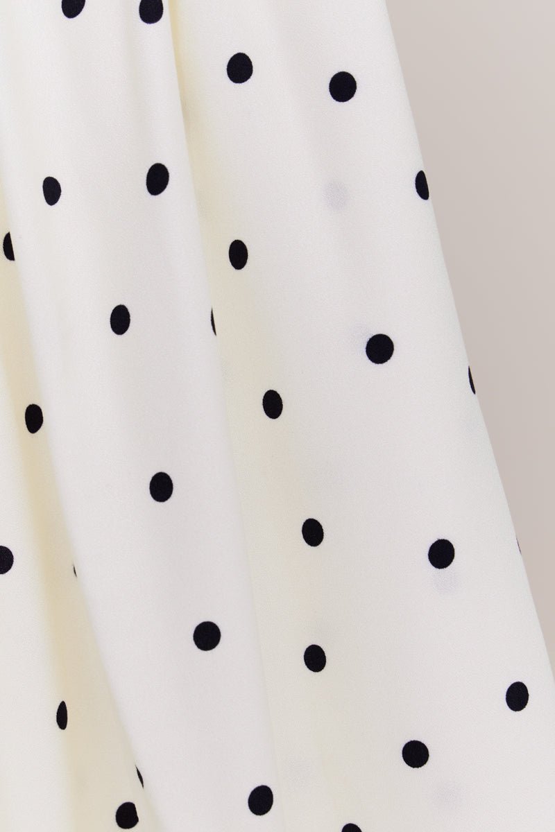 Jolly Dot Leia Crepe creamy white - FinasIdeen