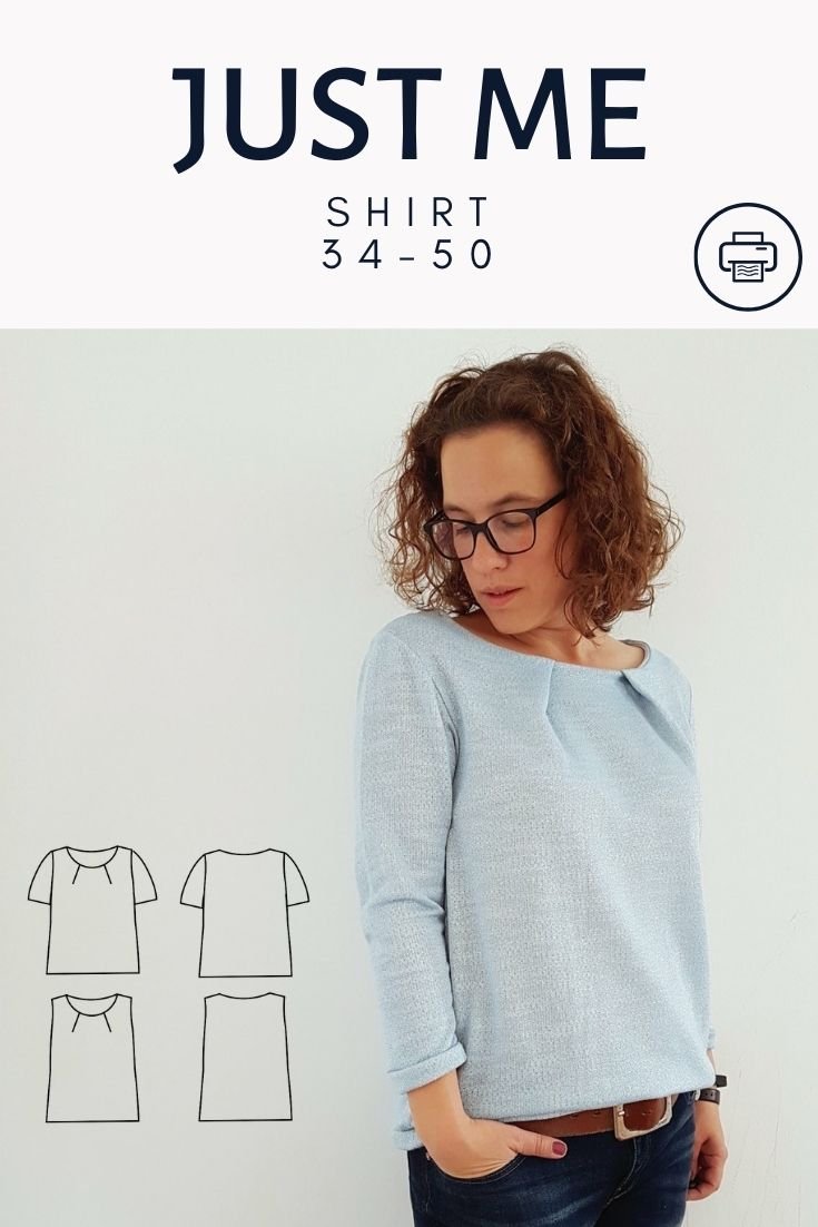 Just Me- Pullover oder Shirt mit tollem Ausschnitt - FinasIdeen