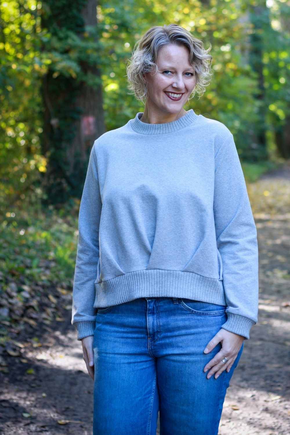 Kelly - Pullover mit Faltenfront - FinasIdeen