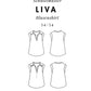 Liva- Blusenshirt (Papierschnittmuster) - FinasIdeen