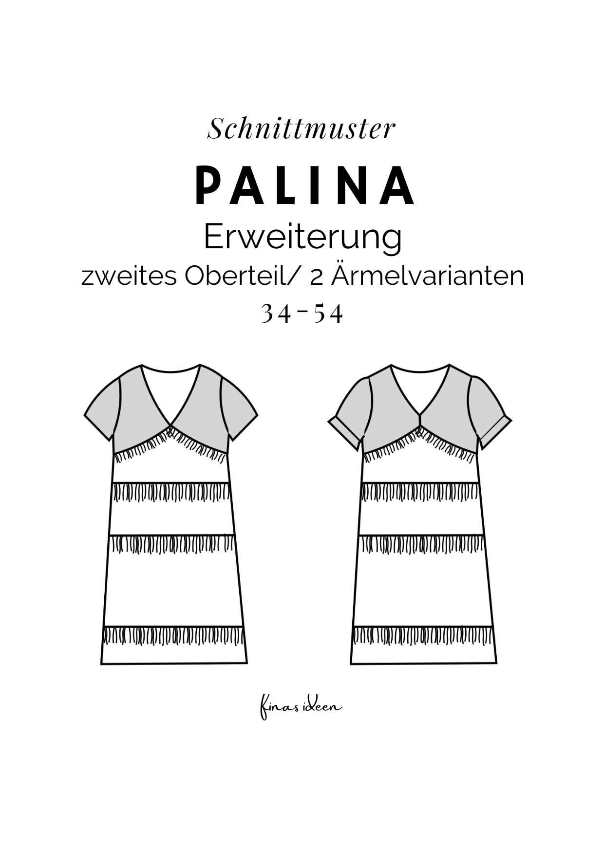 Palina- weites Boho Kleid - FinasIdeen