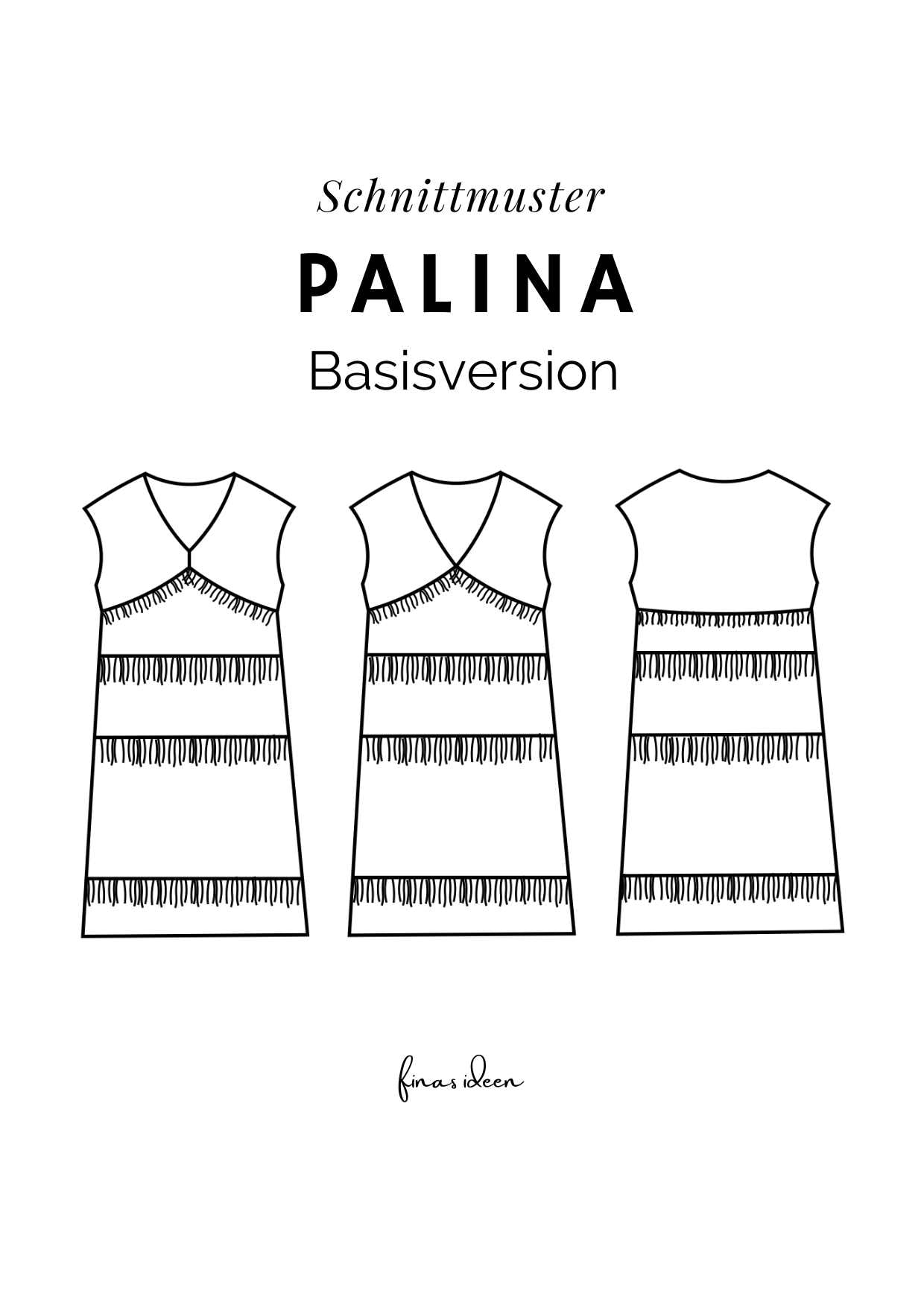 Palina- weites Boho Kleid - FinasIdeen