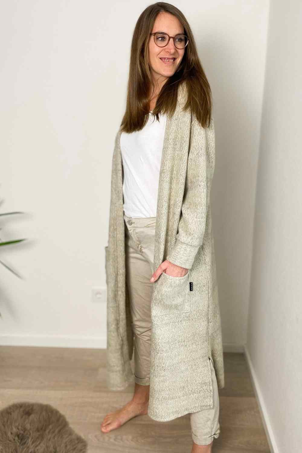 Peggy - Longcardigan (Papierschnittmuster) - FinasIdeen