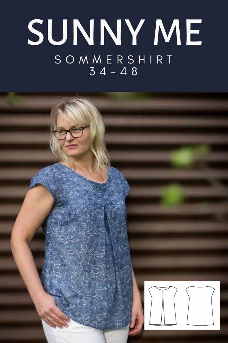 Sunny Me- Shirt mit Kellerfalte - FinasIdeen