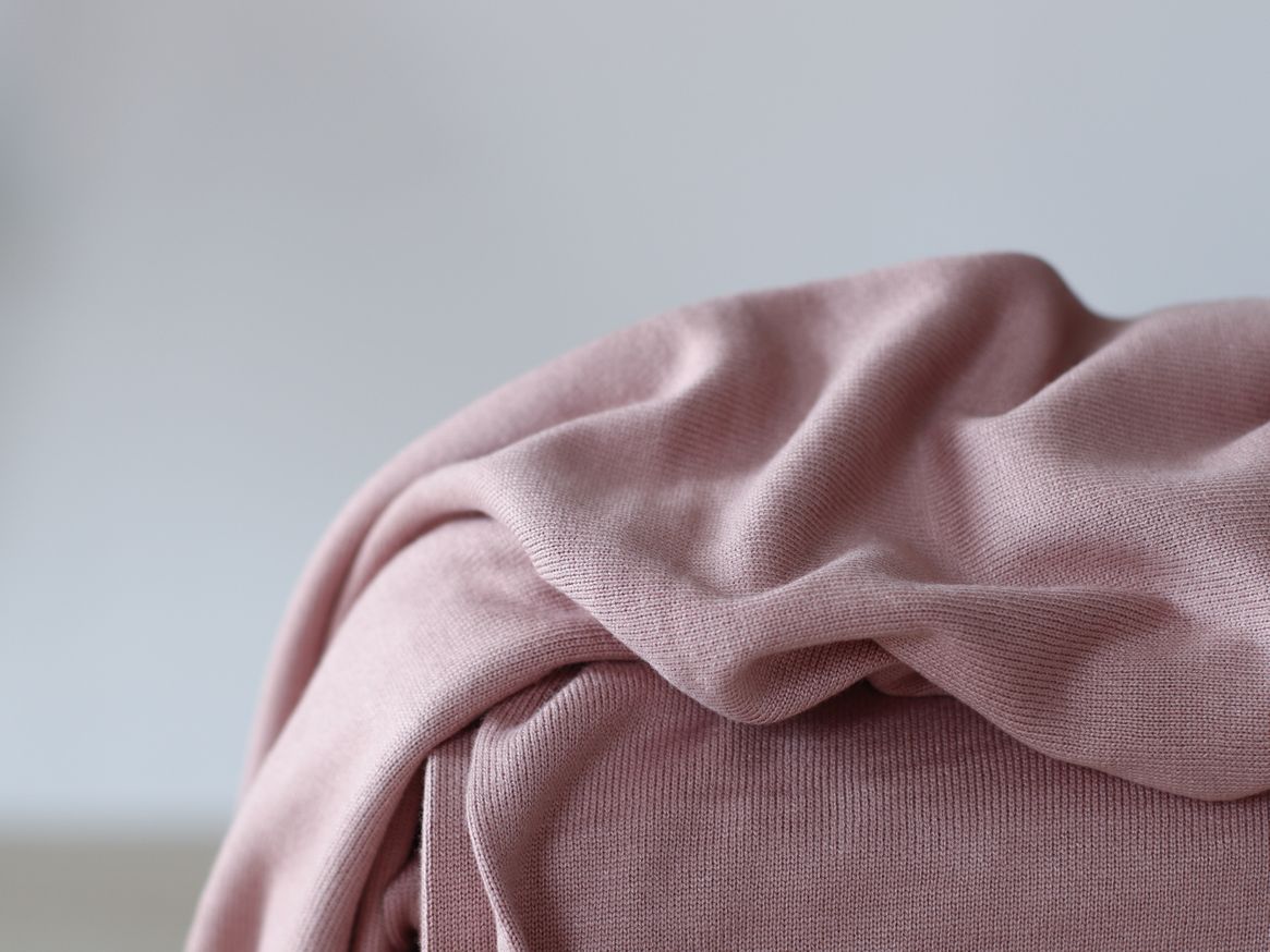 Weicher Strick in rosé (Soft Lima Knit puff) - FinasIdeen